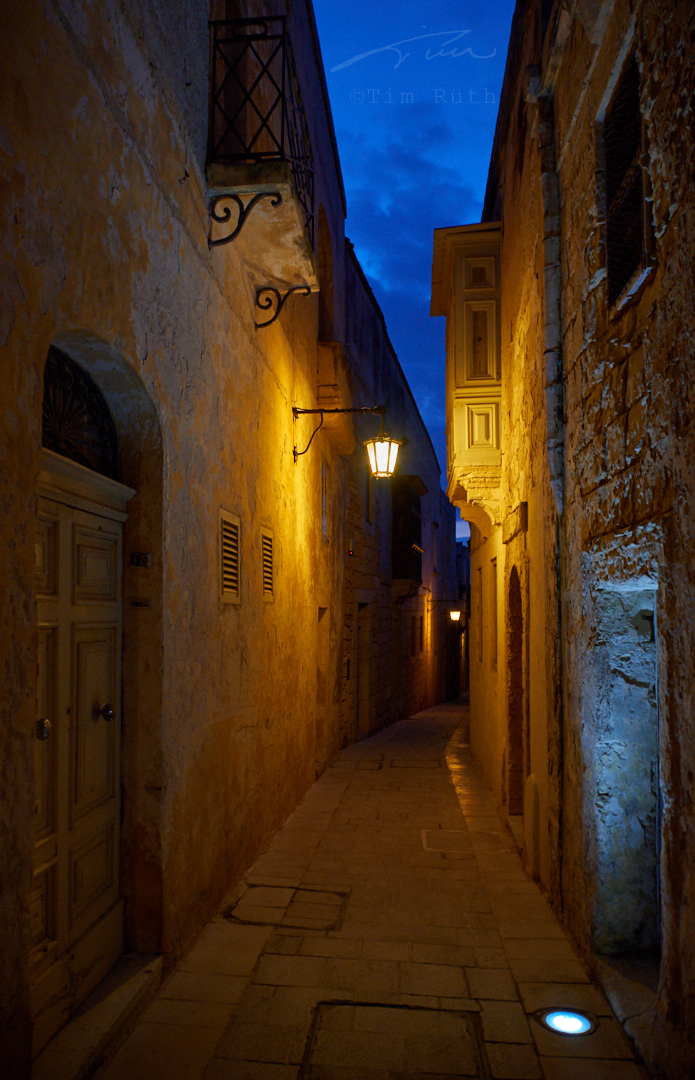 Callejón típico de Mdina