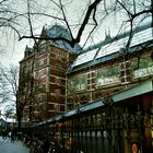 Calles de invierno en Amsterdam