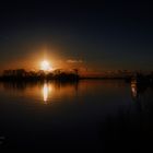 Calm after a sunny day by the river