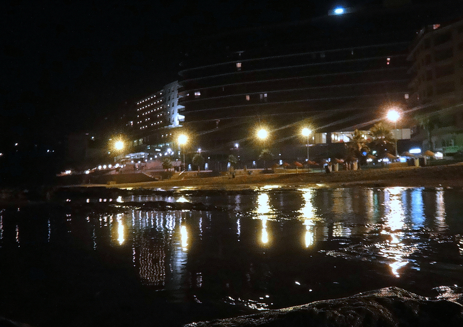 Calpe (Costa Blanca) de nuit.