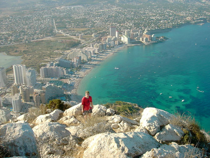 calpe von oben