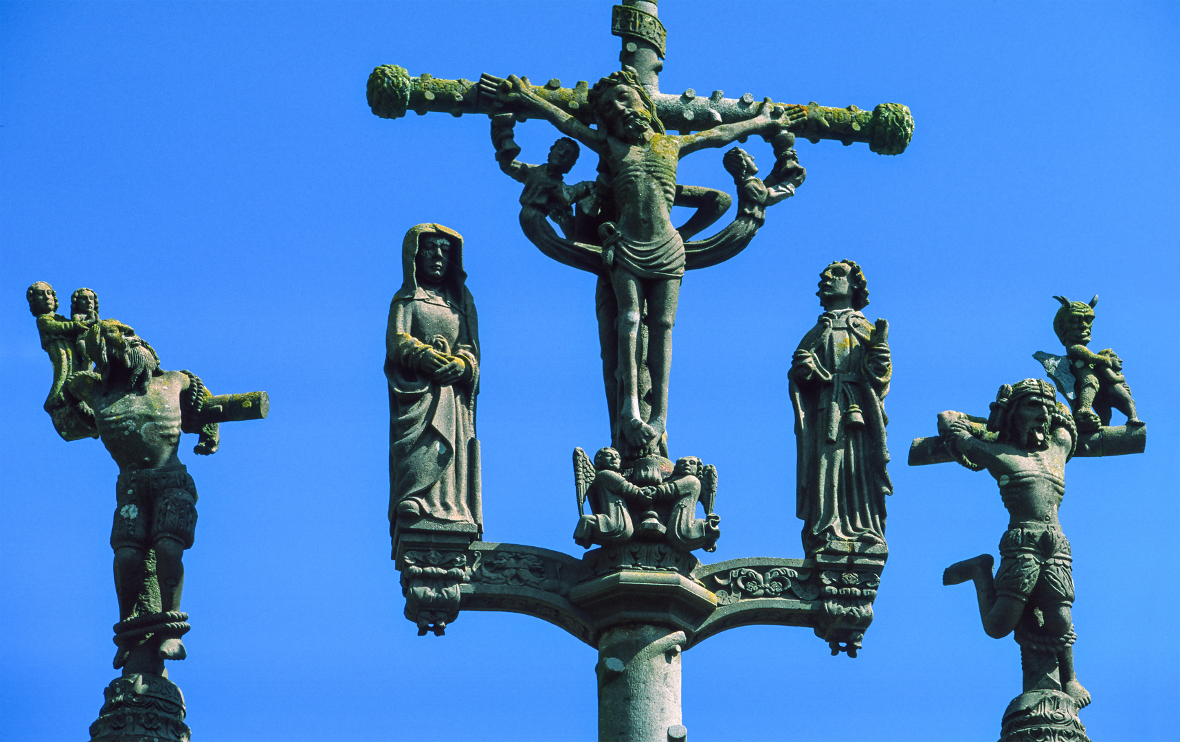 Calvaire in Pleyben Foto & Bild france, world, architektur Bilder auf