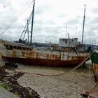 Camaret épave dans le port