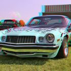 Camaro beim US-Car Treffen in Frankfurt - Anaglyphe