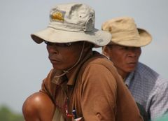 Cambodian boat man