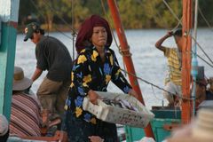 Cambodian Fisher folk