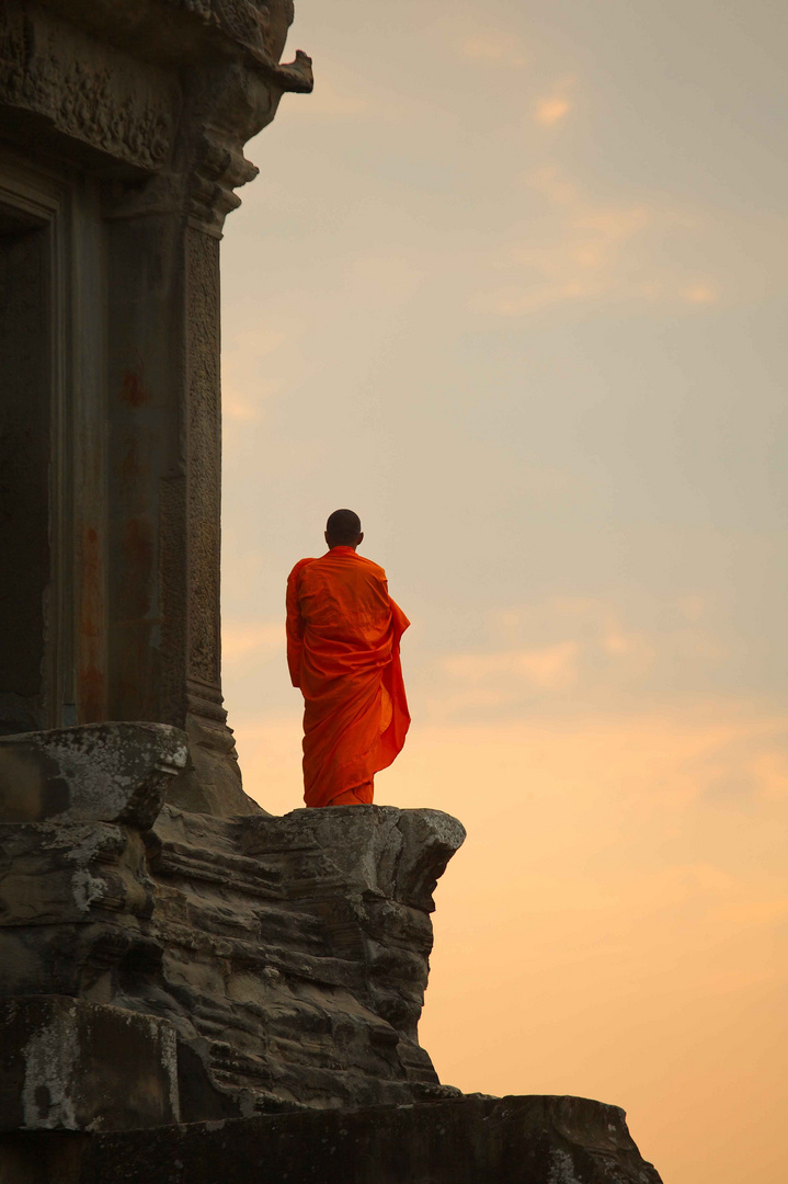 Cambodian monk