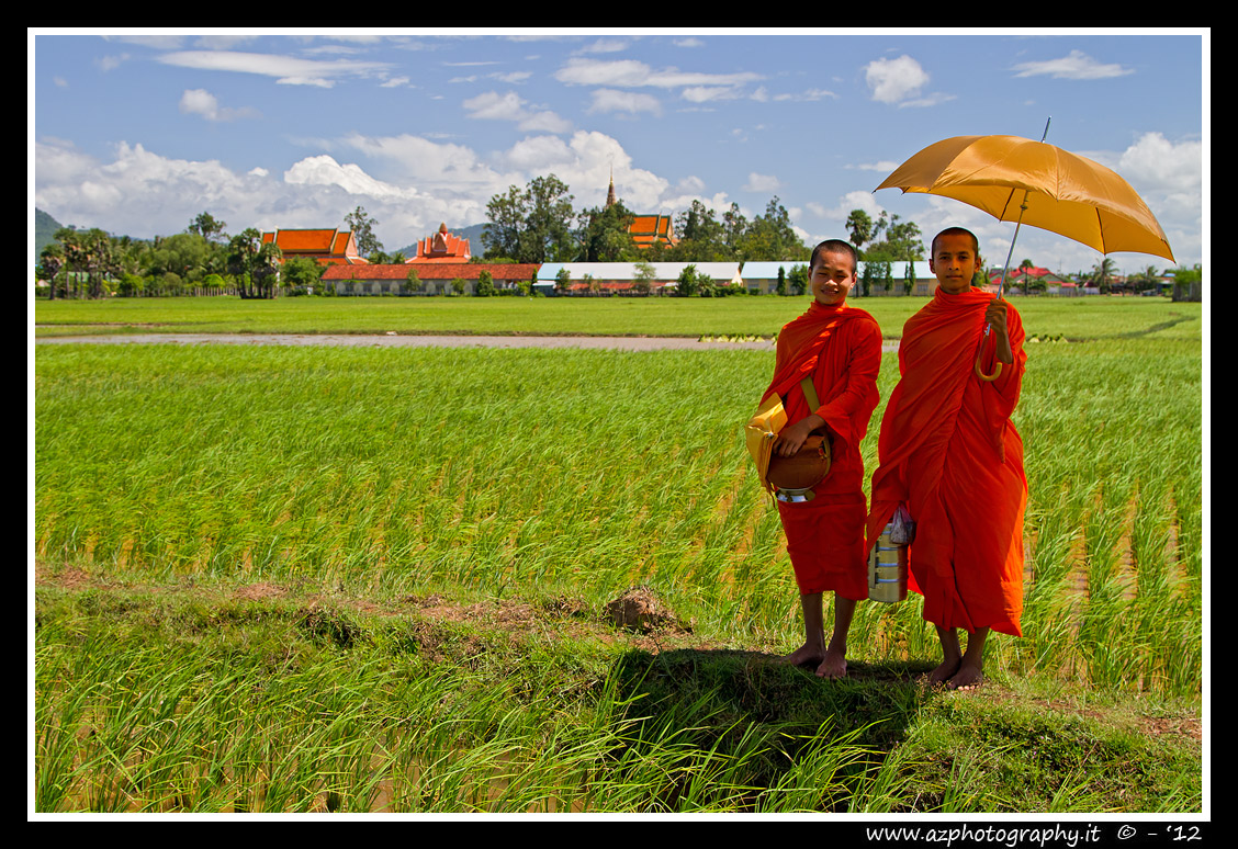 Cambodian monks