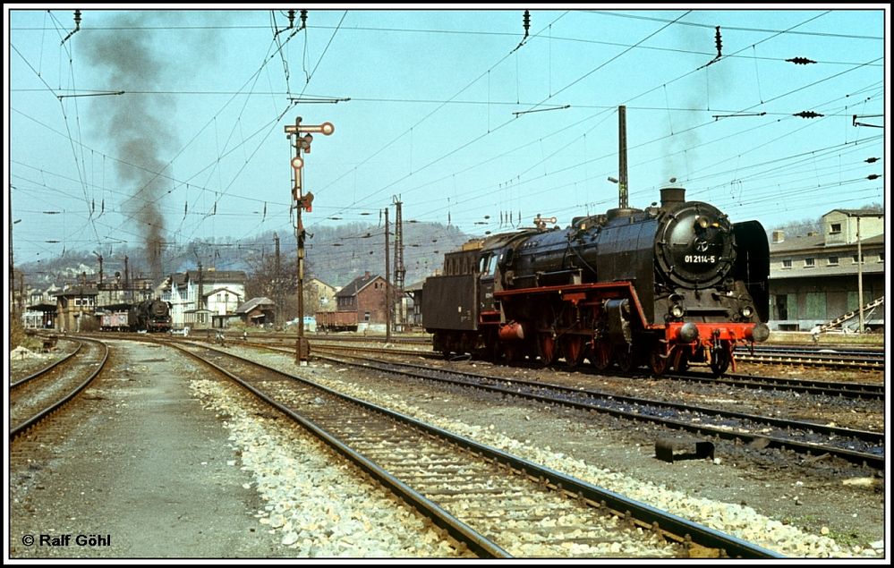 Camburg am 14. April 1980 sagenhaft wie ausgekehrt