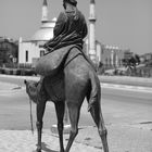 Camel Rider Sculpture