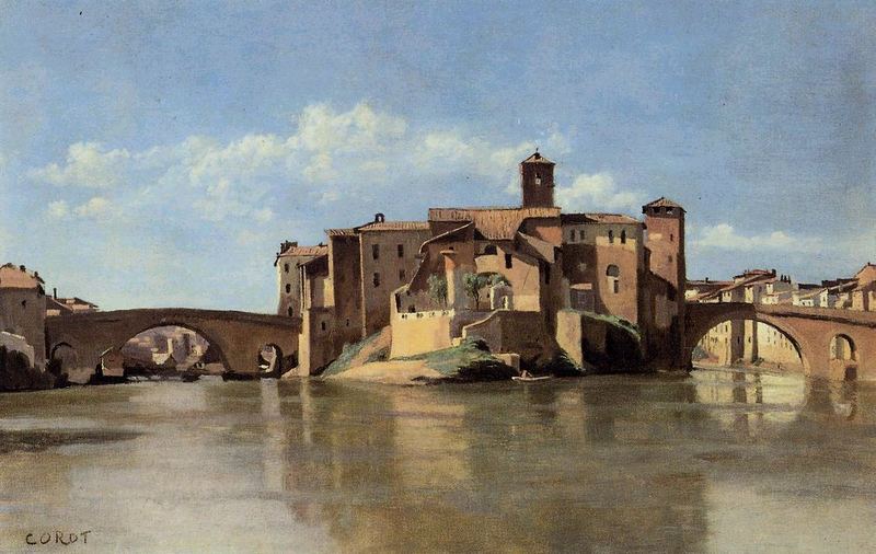 Camille Corot, S. Bartolomeo in Rom