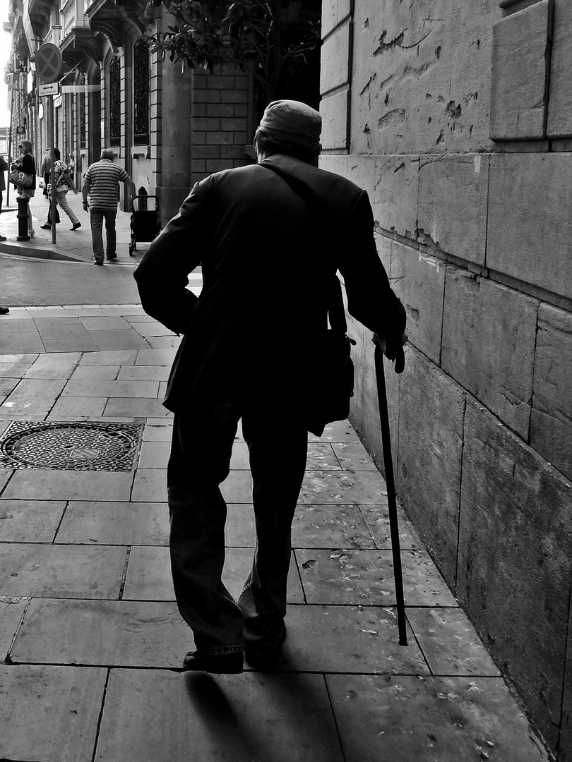 Caminando en el Barrio Gótico