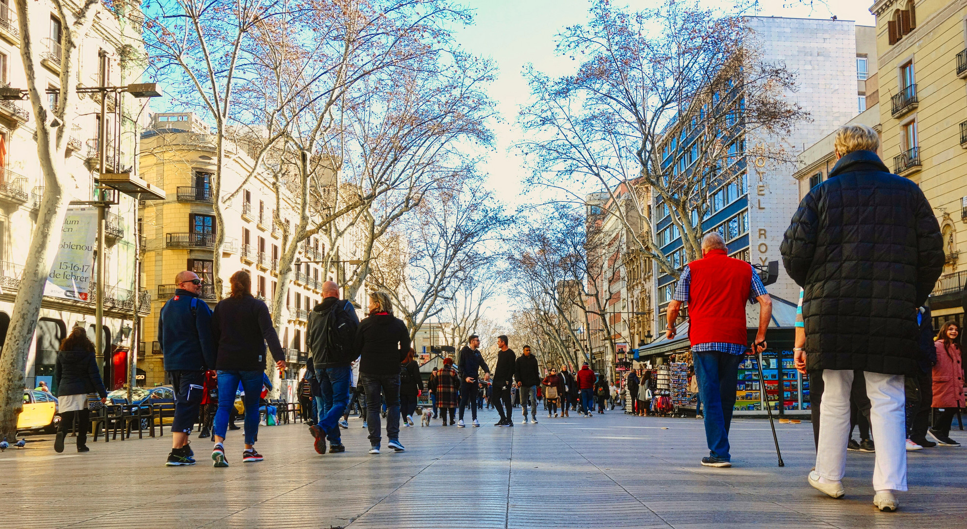 caminar per la Rambla