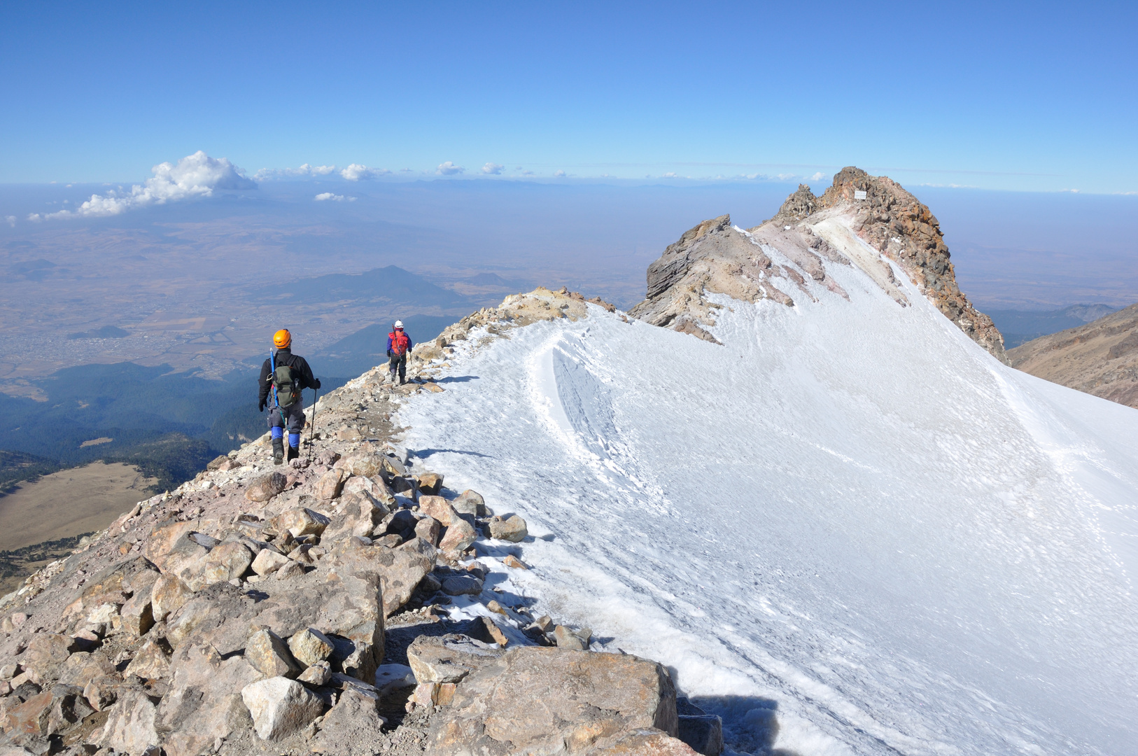 Caminata sobre glaciar