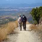 Camino - Abstieg von O´Cebreiro Menschen auf dem Weg ....