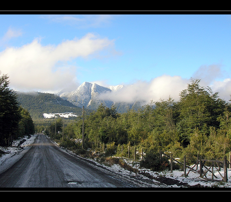 Camino al lago Chapo