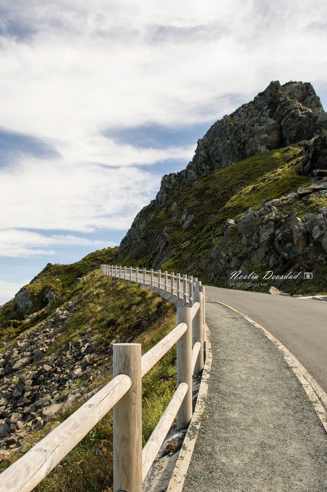 Camino en la costa gallega