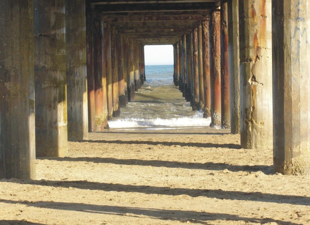 camino hacia el mar