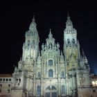 Camino - Kathedrale in Santiago de Compostela bei Nacht