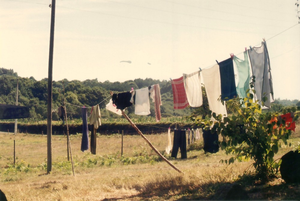 Camino - und nach dem Wandern als erstes Wäsche waschen . . . .