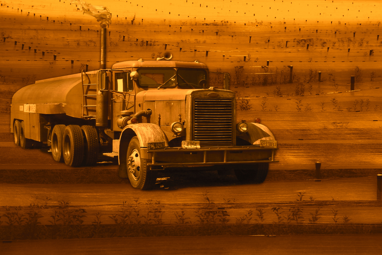 Camion dans le désert