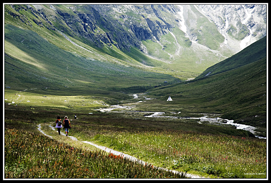 camminando in alta quota