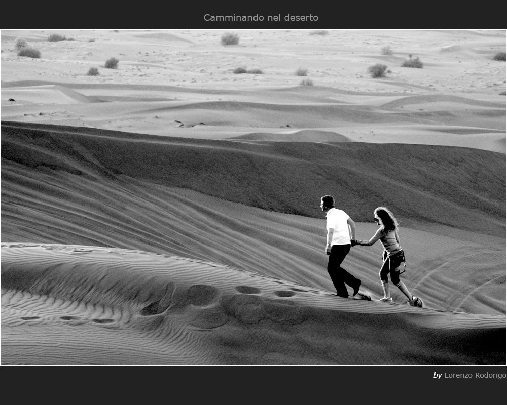 Camminando nel deserto