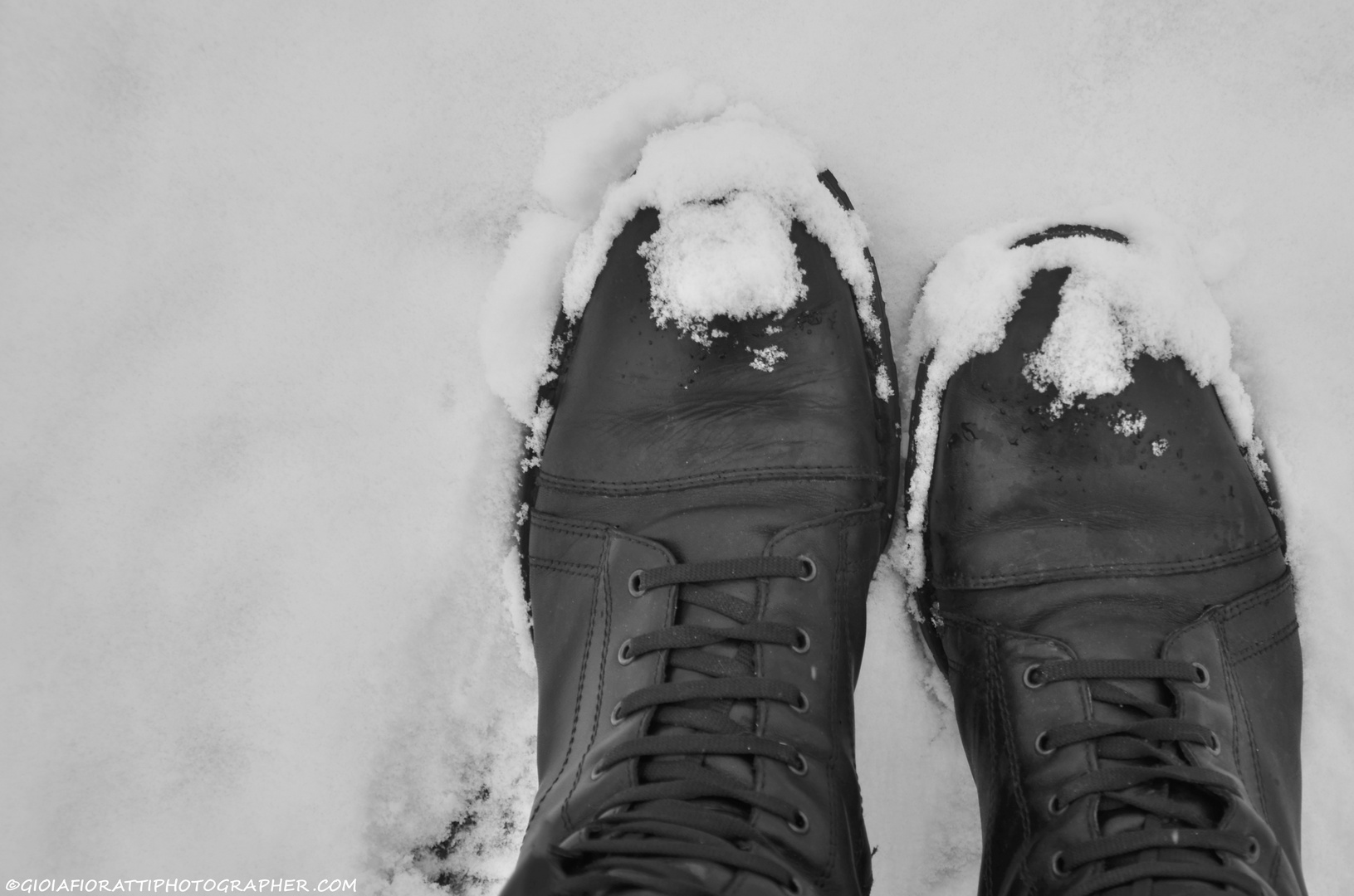 Camminare sulla neve è un po' come mangiare fragole©