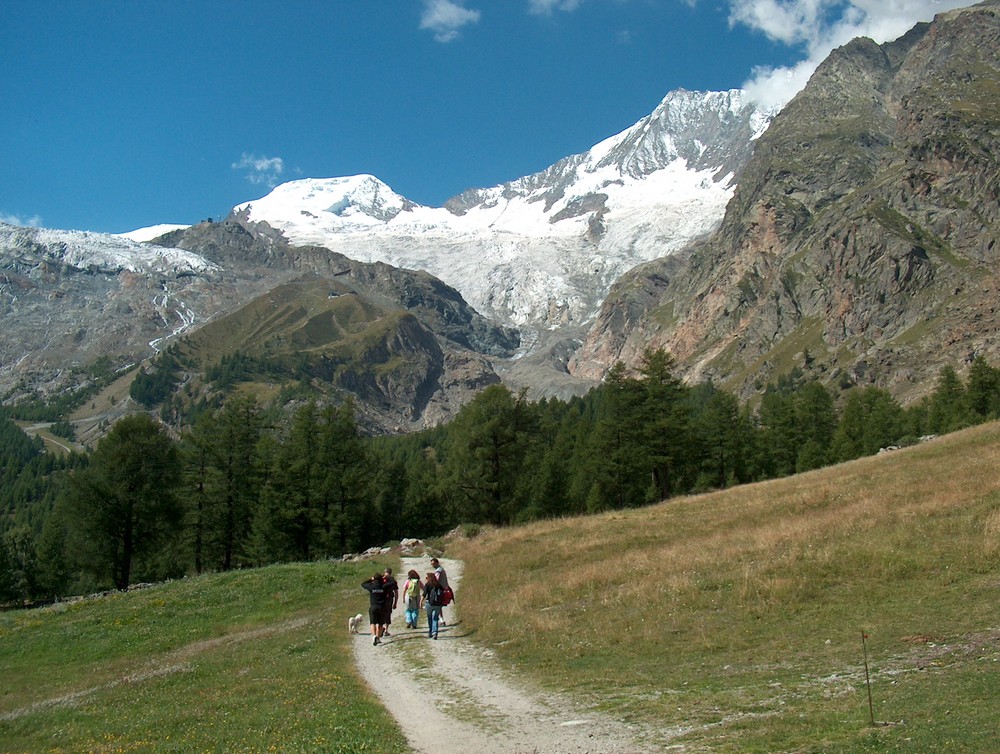 camminata in montagna