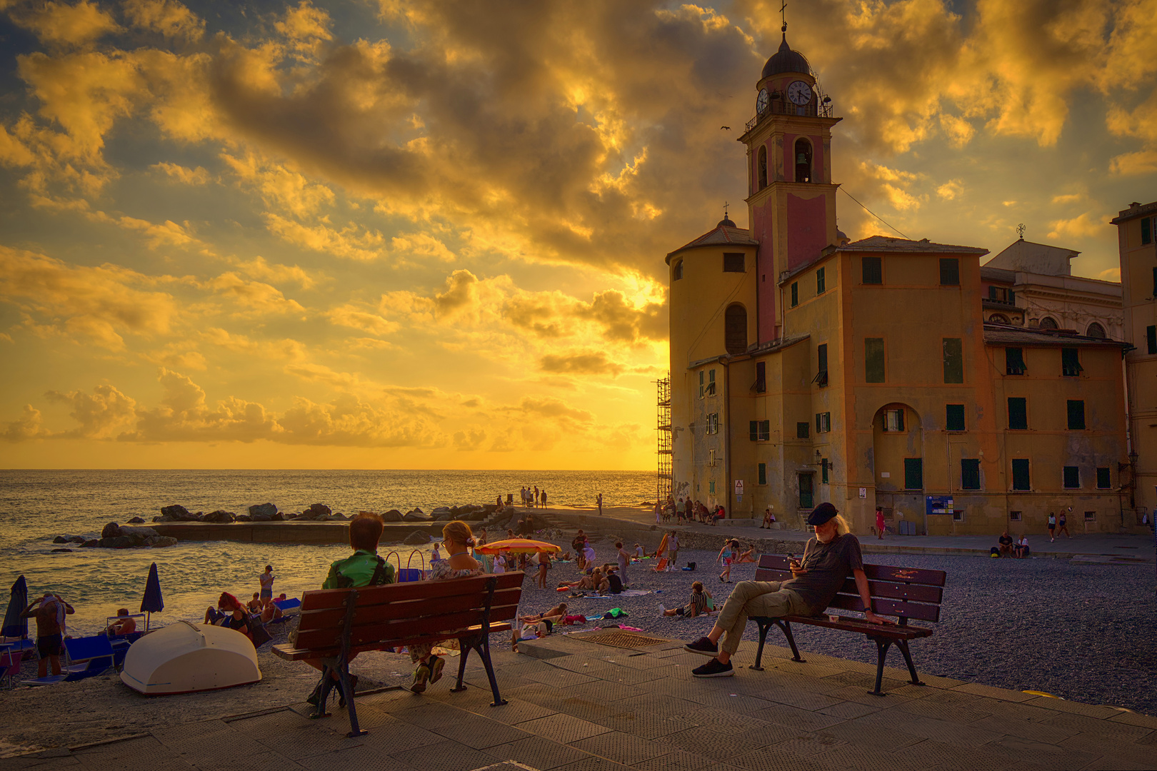 Camogli - die goldene Stunde genießen...