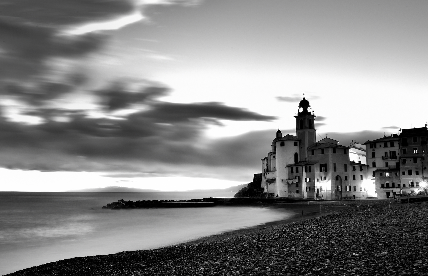 Camogli in BW