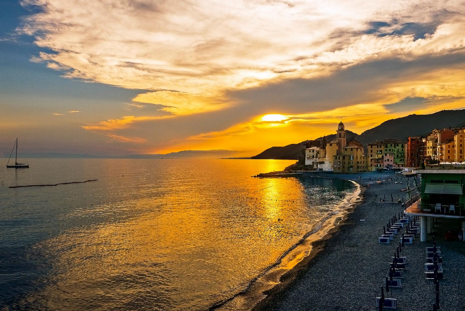 Camogli sunset