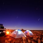 Camp am Gunbarrel Highway, Australien