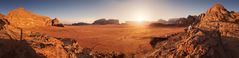 Camp im Wadi Rum