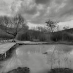 campagna con cielo imbronciato