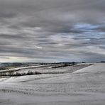 Campagne berrichone sous la neige