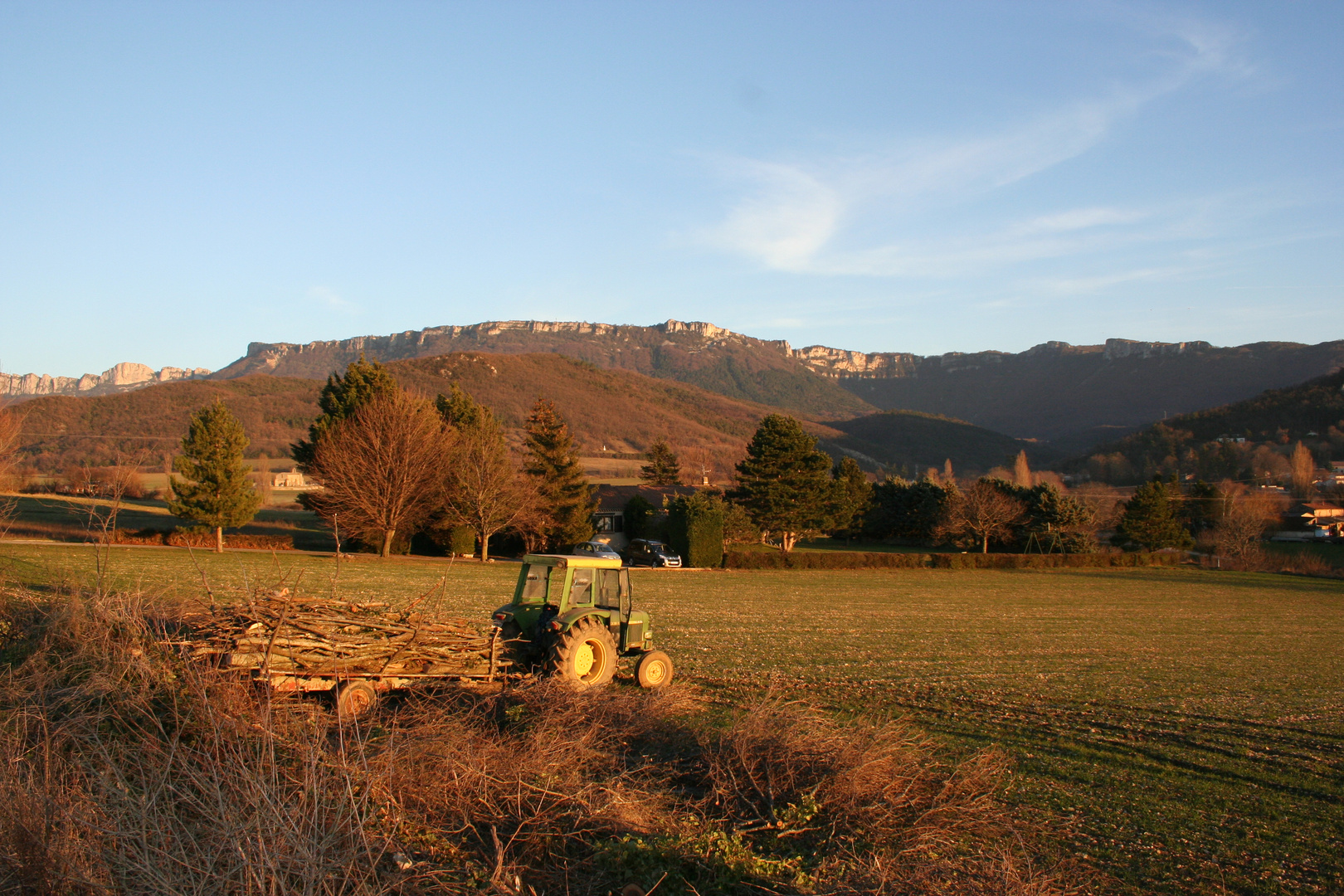 campagne dromoise, aux alentours de Peyrus