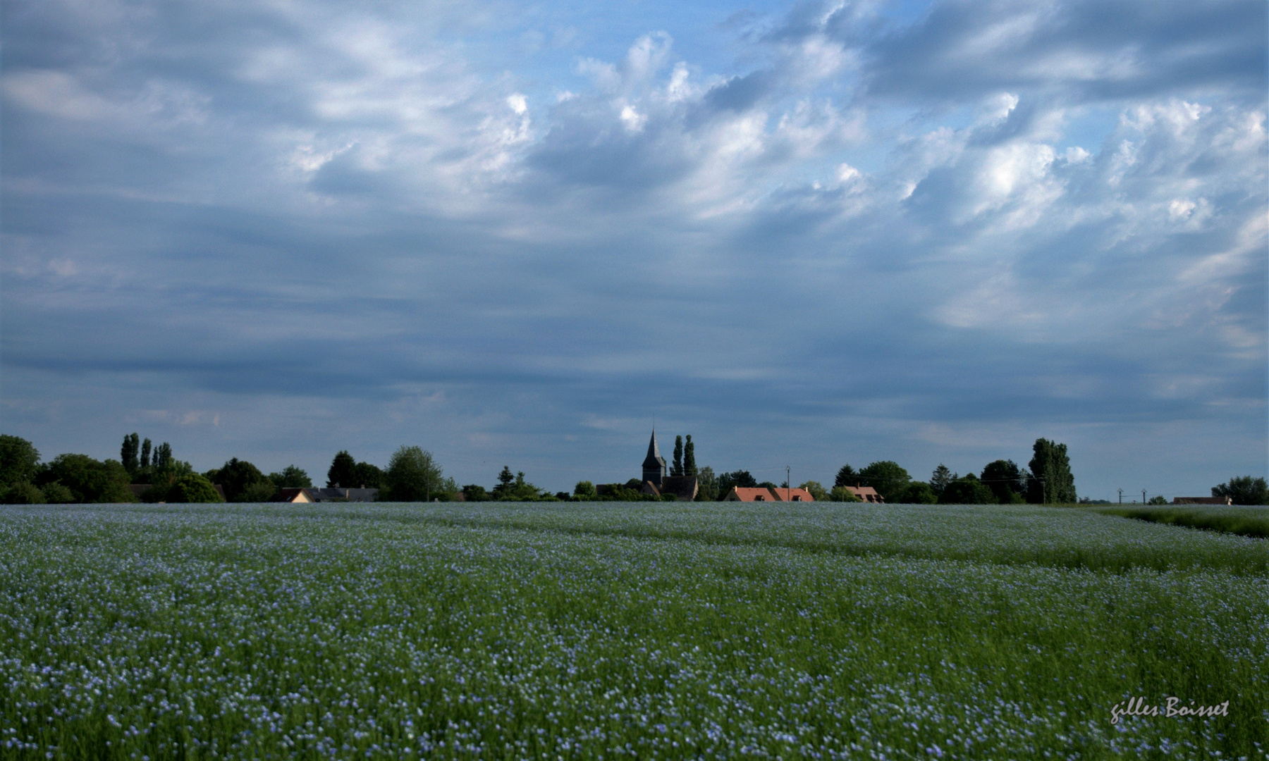 Campagne du Vexin normand au printemps