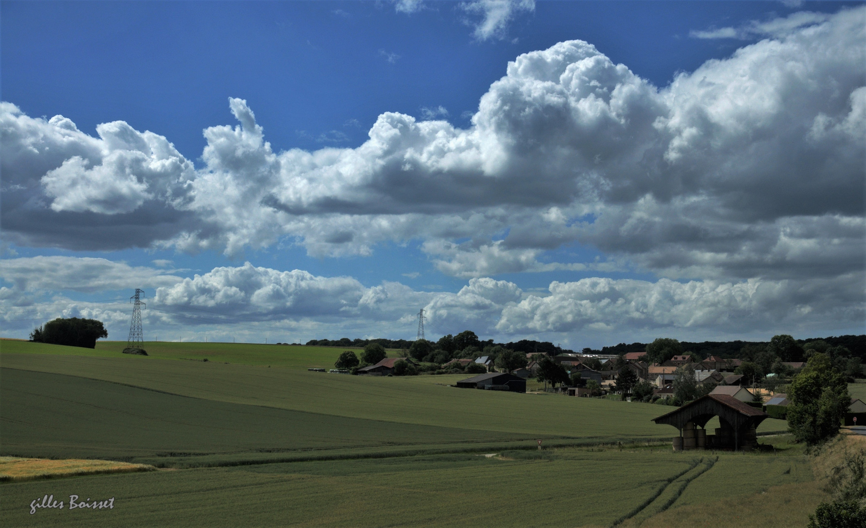 Campagne du Vexin normand au printemps