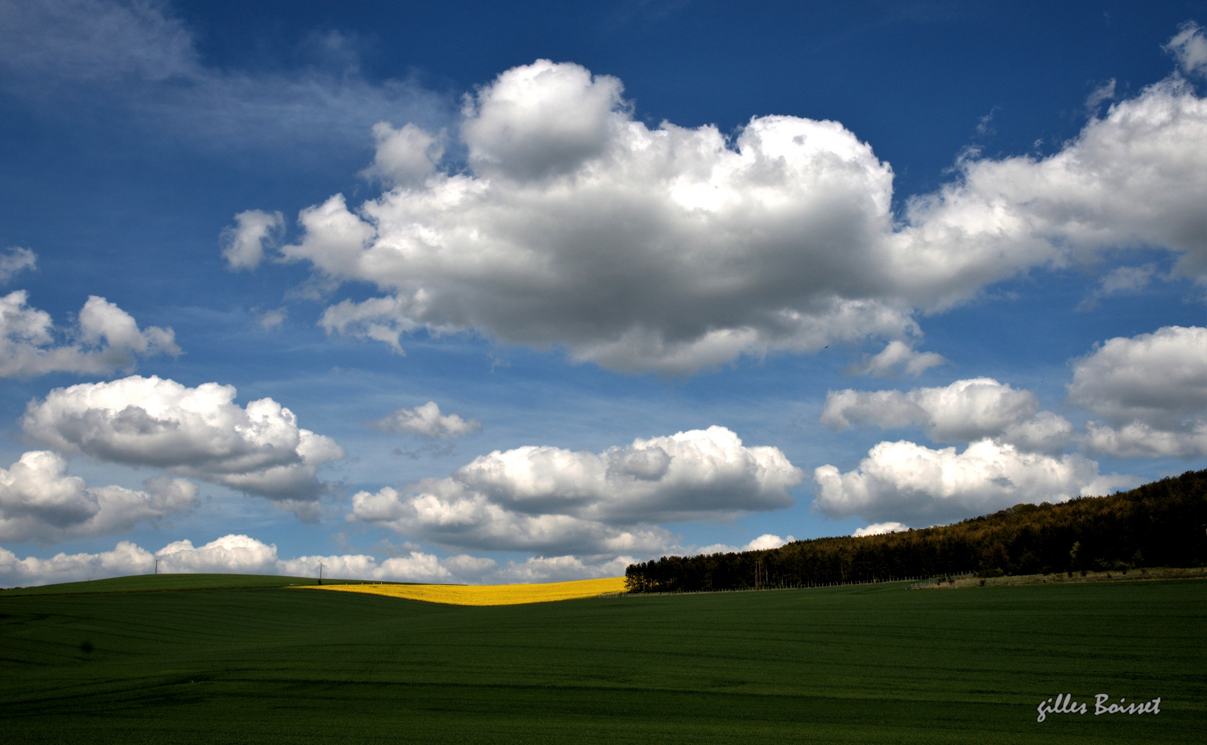 Campagne du Vexin normand au printemps