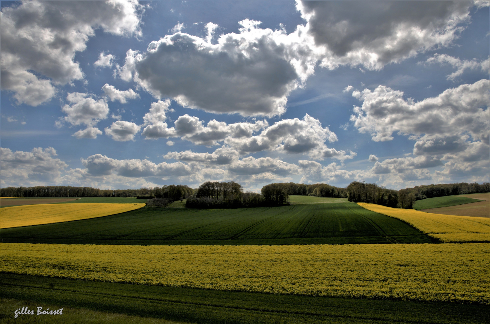 Campagne du Vexin normand au printemps