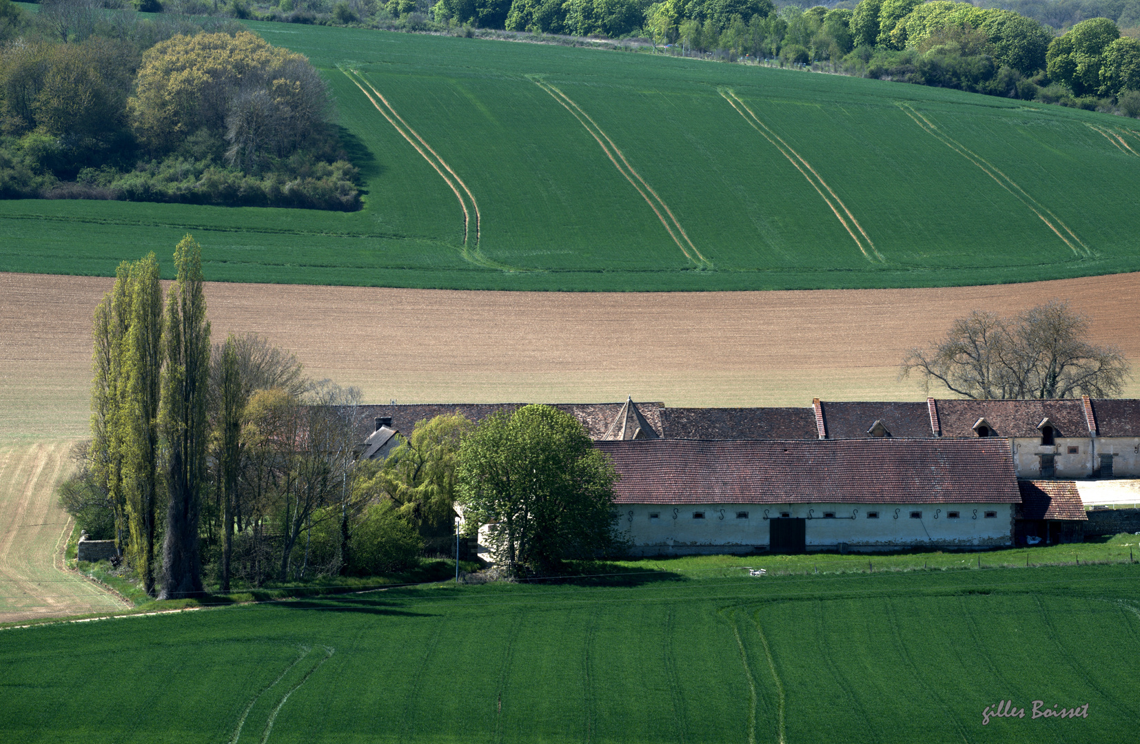 Campagne du Vexin normand au printemps