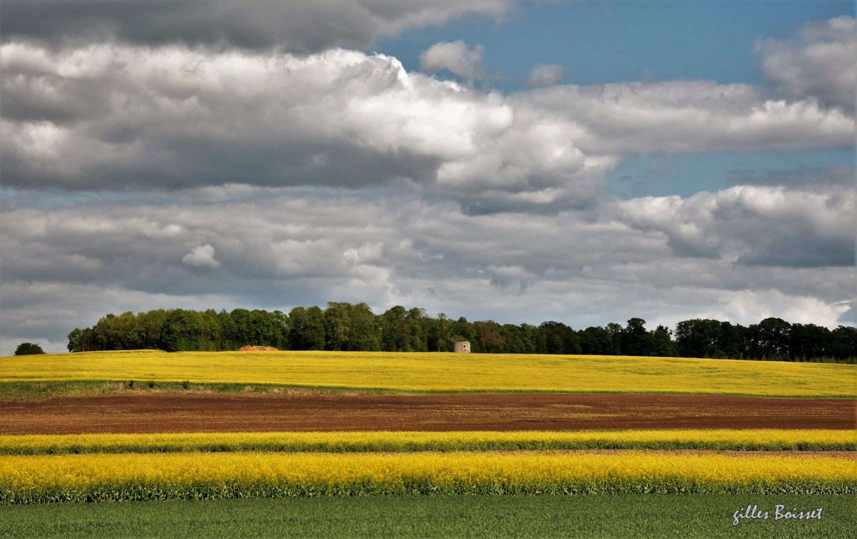 Campagne du Vexin normand au printemps