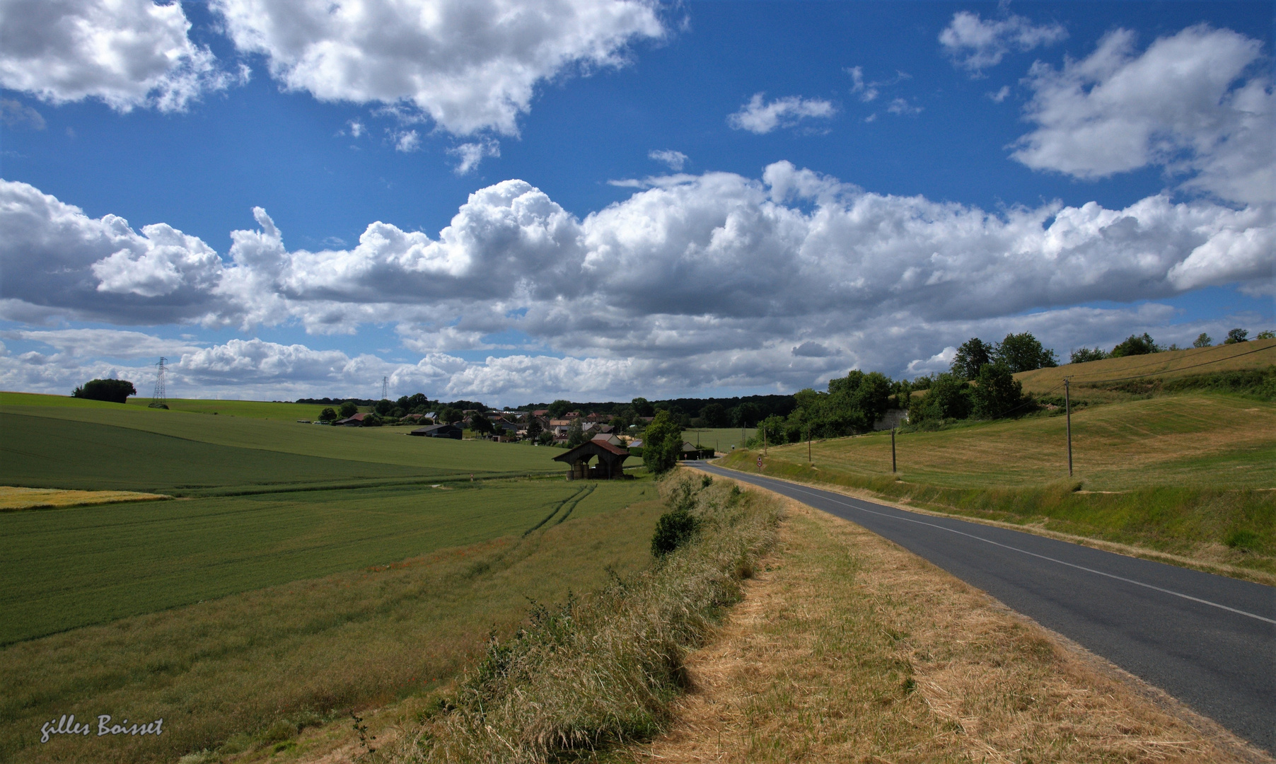 Campagne du Vexin normand au printemps