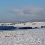 Campagne lorraine sous la neige