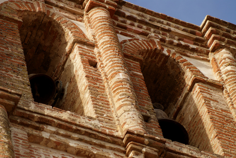 campanario de la iglesia de Alange