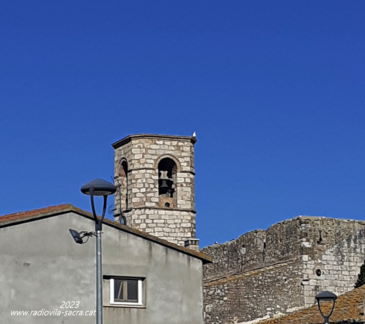 Campanario de Vila-sacra e inquilino