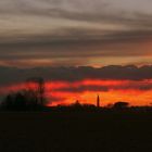 Campanile al tramonto