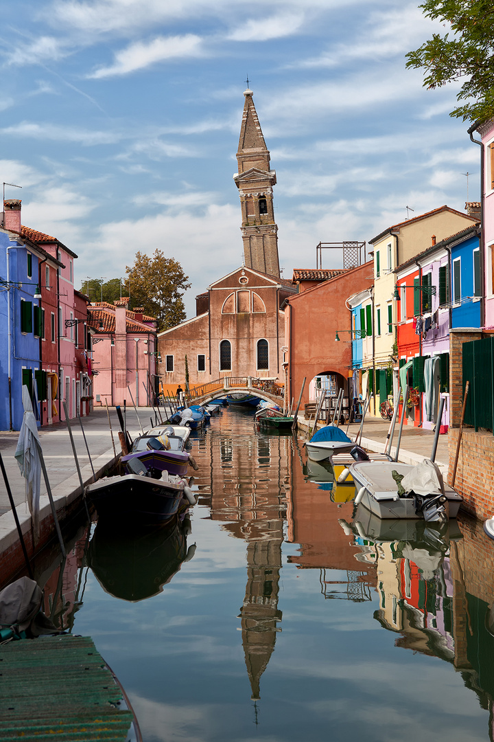 Campanile der Chiesa San Martino auf Burano