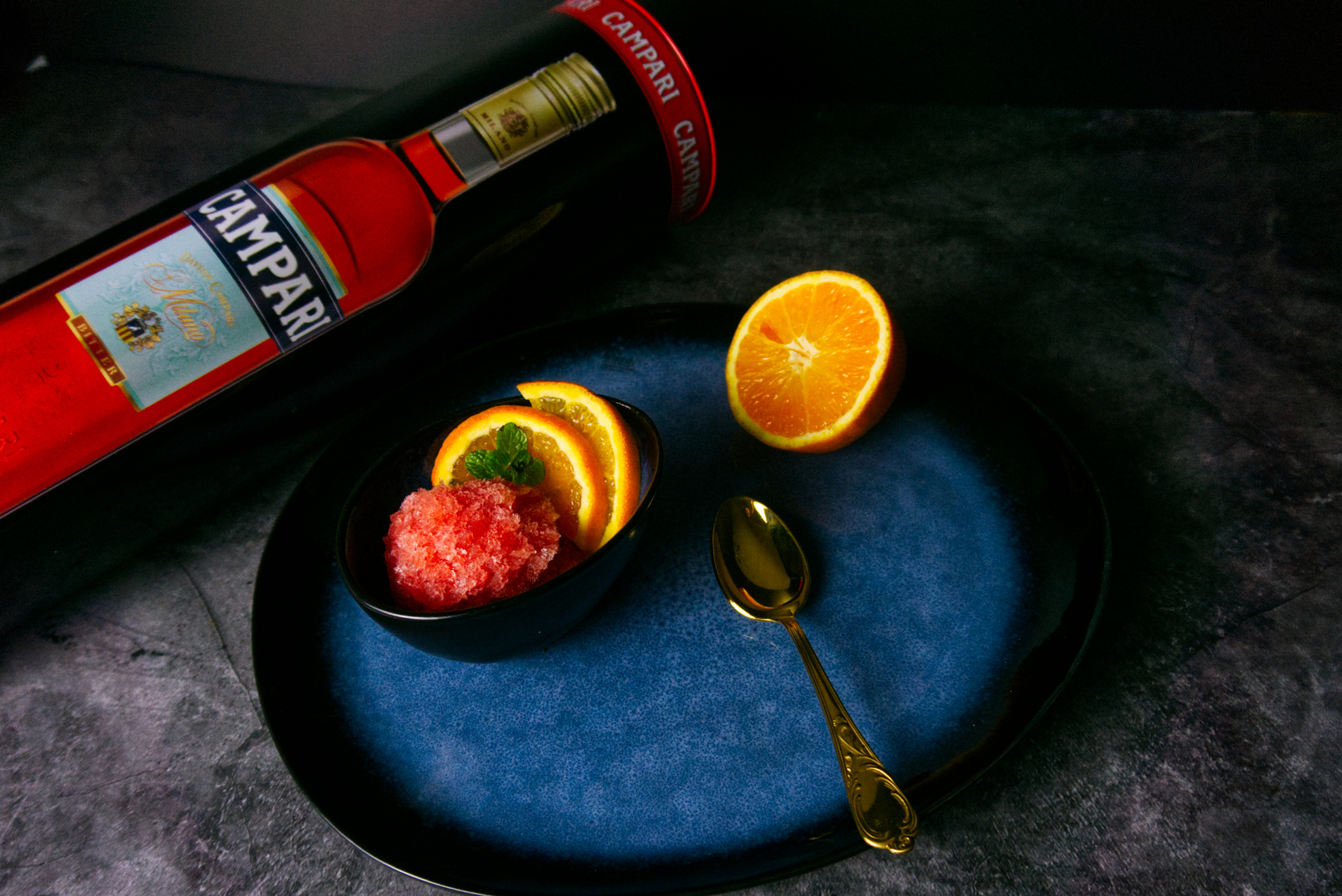 Campari-Sorbet